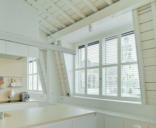 White window shutters